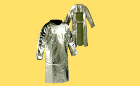 Aluminized back Open Coat